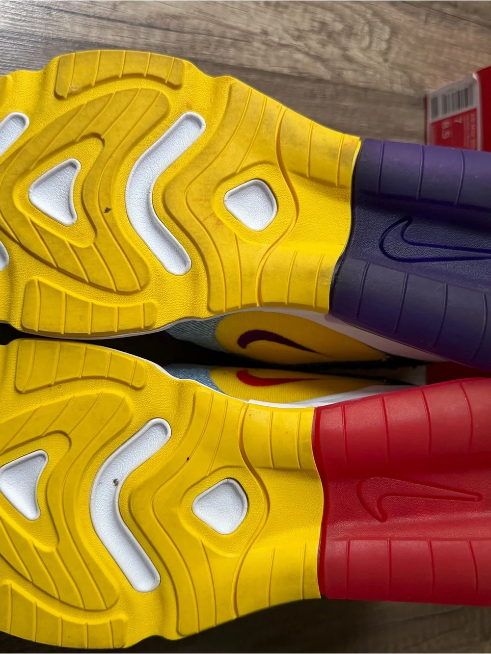 Nike Women’s Air Max 200 Sneakers — Red, Purple & Yellow